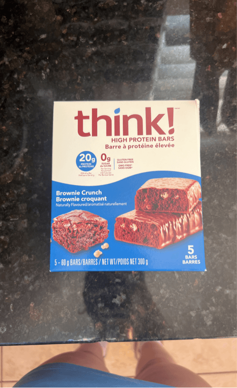 Think! High Protein Bars Brownie Crunch