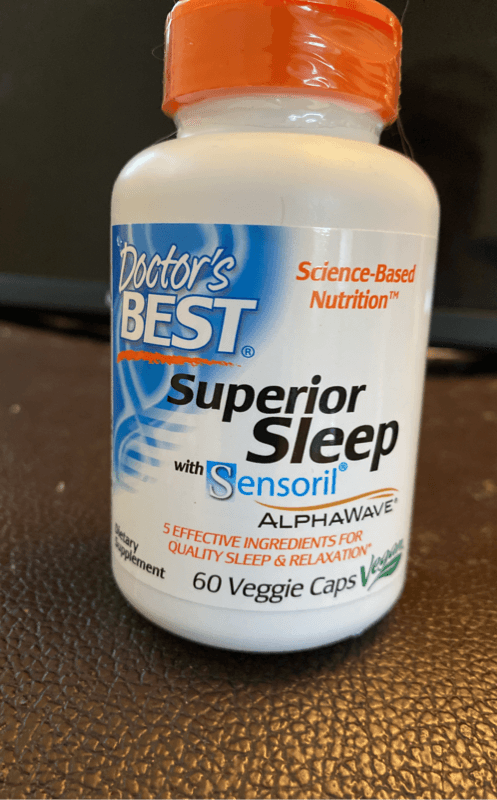 Doctor'S Best Superior Sleep With Sensoril Alphawave Science-Based Nutrition Veggie Caps Dietary Supplement