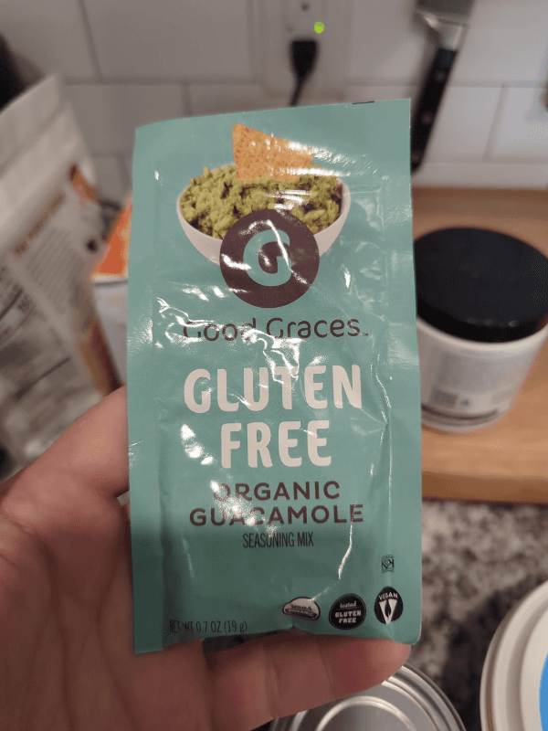 Good Graces Gluten Free Organic Guacamole Seasoning Mix