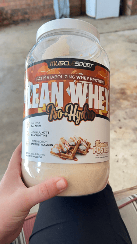 Musclesport Lean Whey Iso-Hydro Banana Foster Waffle Sundae