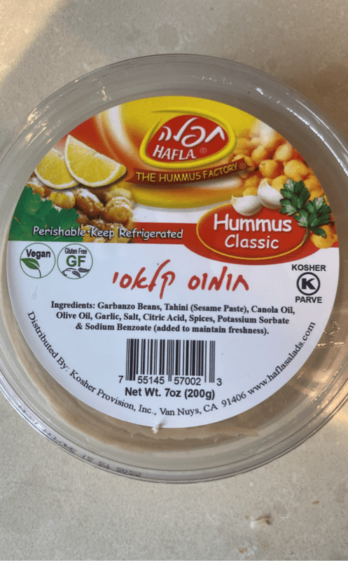 Hafla The Hummus Factory Classic Hummus
