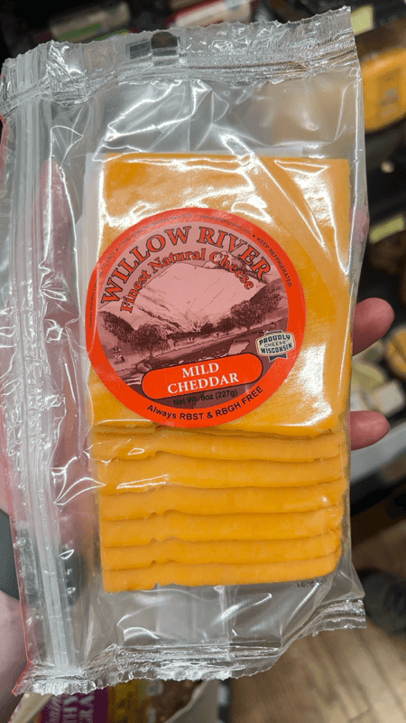 Willow River Mild Cheddar Cheese