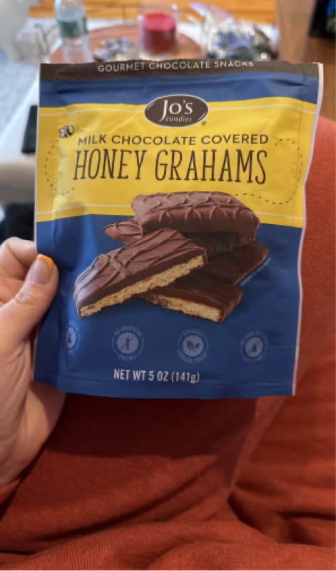 Jo'S Candies Milk Chocolate Covered Honey Grahams