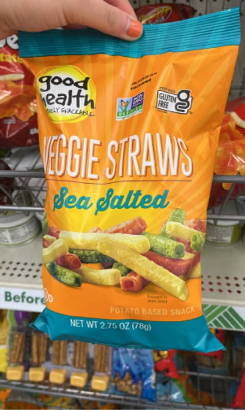 Good Health Veggie Straws Sea Salted Potato Base Snack