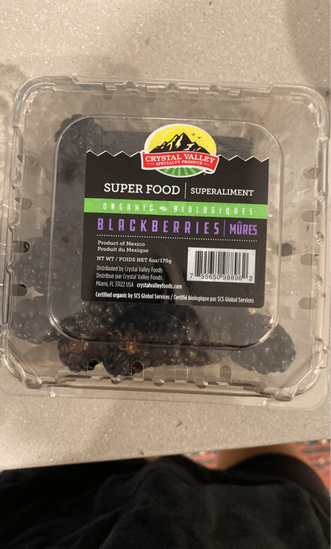 Crystal Valley Blackberries