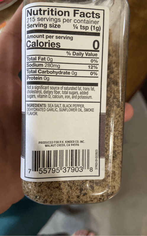 Kinder'S Salt Blends Mesquite Salt & Pepper