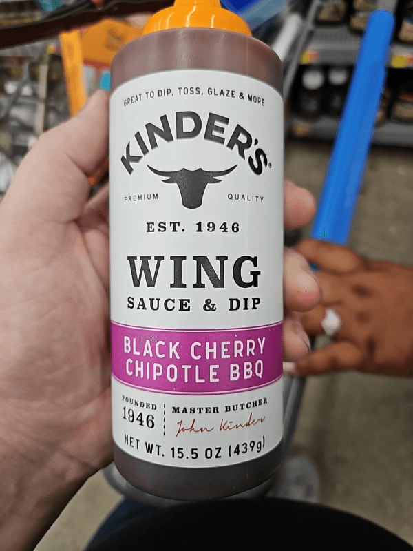Kinder'S Black Cherry Chipotle Bbq Wing Sauce & Dip