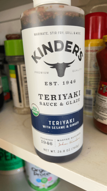 Kinder'S Teriyaki Sauce & Glaze With Sesame & Ginger