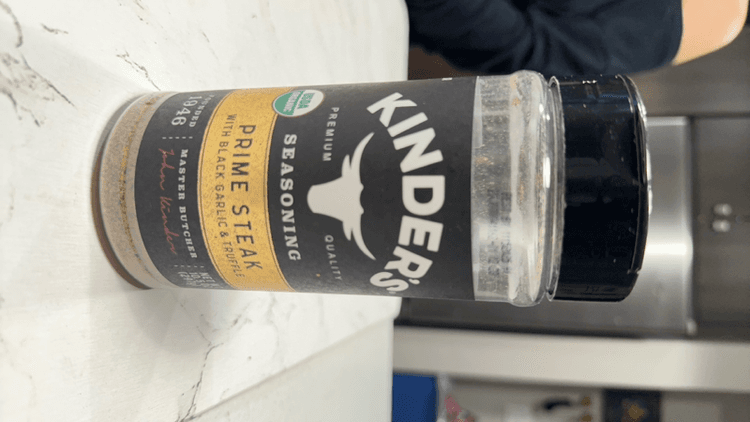 Kinder'S Prime Steak With Black Garlic & Truffle Seasoning