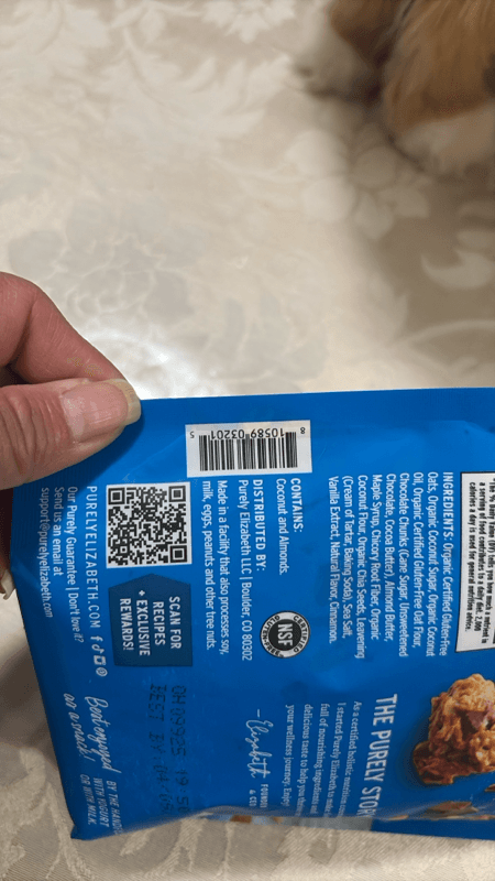 Purely Elizabeth Cookie Granola Chocolate Chip