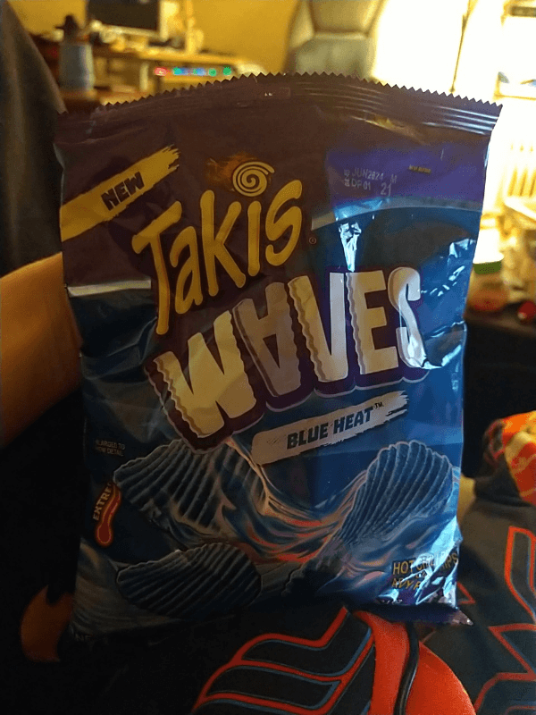 Takis Waves Blue Heat