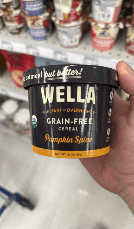 Wella Instant Or Overnight Grain-Free Cereal Pumpkin Spice