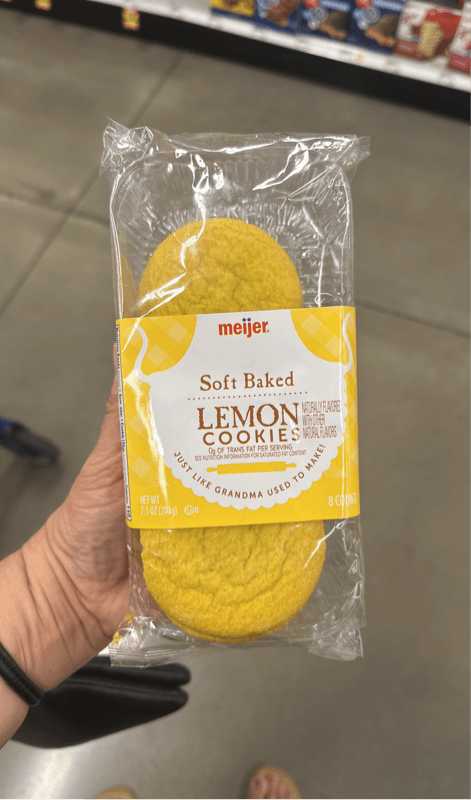 Meijer Soft Baked Lemon Cookies