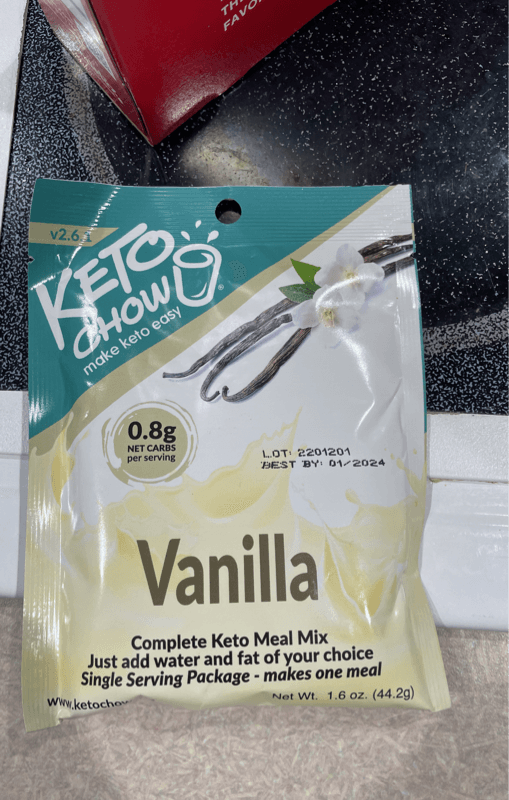 Keto Chow Vanilla Complete Keto Meal Mix