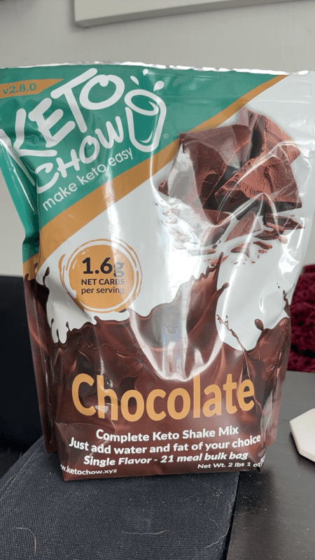 Keto Chow Chocolate Complete Keto Shake Mix