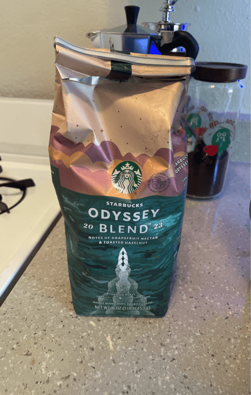 Starbucks Odyssey Blend Notes Of Grapefruit Nectar & Toasted Hazelnut