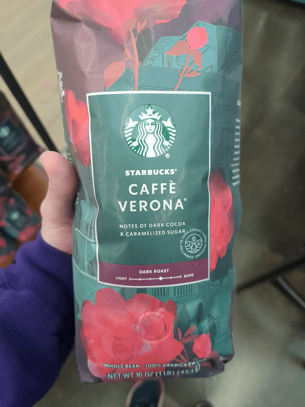 Starbucks Caffe Verona Dark Roast Coffee