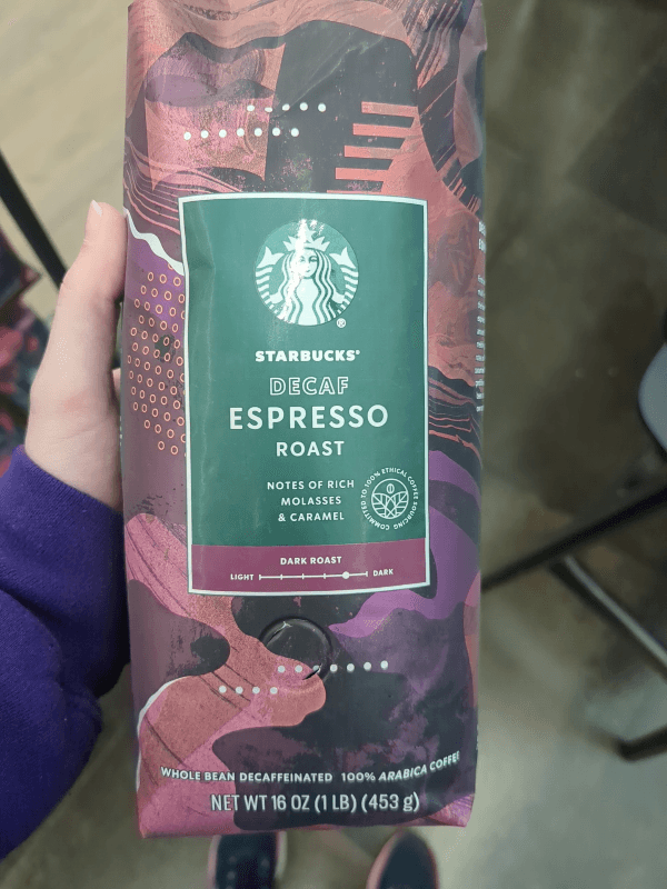 Starbucks Decaf Espresso Dark Roast Coffee