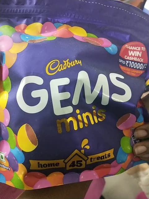 Cadbury Gems Minis Home 45 Treats