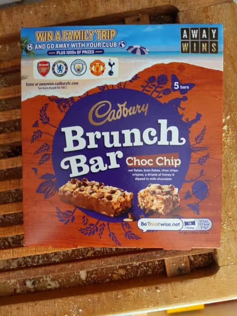 Cadbury Brunch Bar Choc Chip