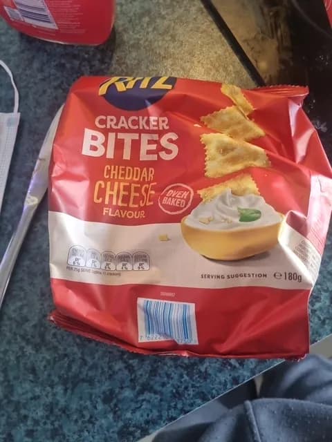 Ritz Cracker Bites Cheddar Cheese Flavor