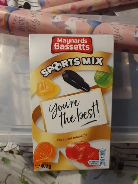Maynards Bassets Sports Mix Fruit Flavour Gums