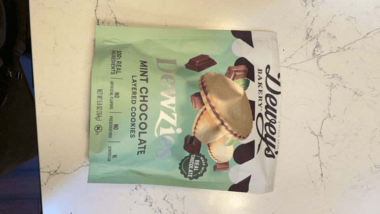 Dewey'S Bakery Dewzies Mint Chocolate Layered Cookies