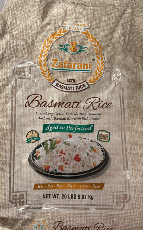 Zafarani Basmati Rice