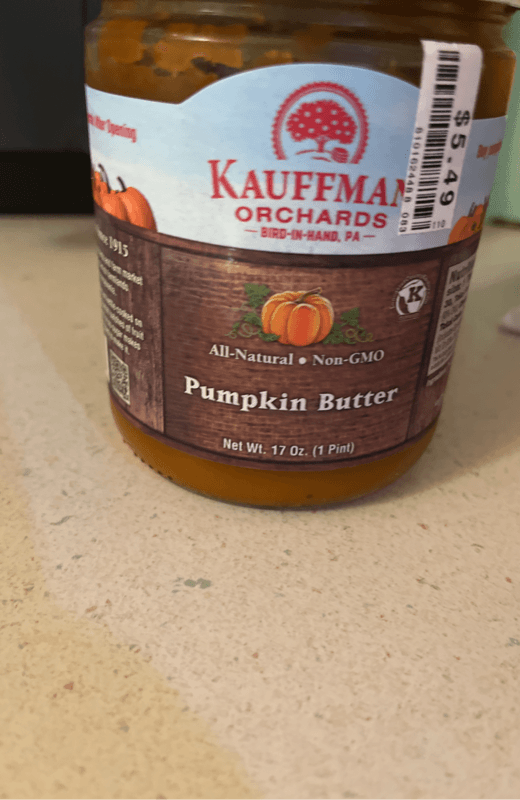 Kauffman Orchards Pumpkin Butter