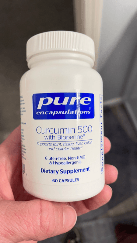 Pure Encapsulations Curcumin 500 With Bioperine Dietary Supplement 60 Capsules