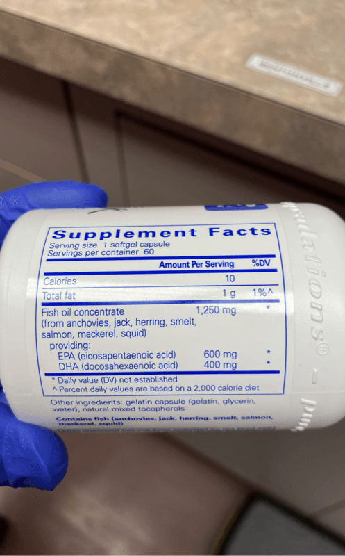 Pure Encapsulations O.N.E. Omega Dietary Supplement, 60 Softgel Capsules