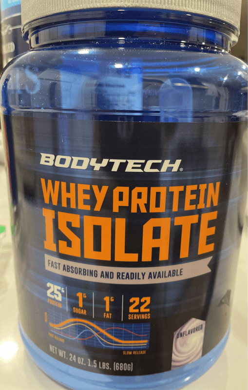 Bodytech Whey Protein Isolate Unflavored