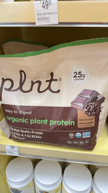 Plnt Organic Plant Protein Chocolate Flavor