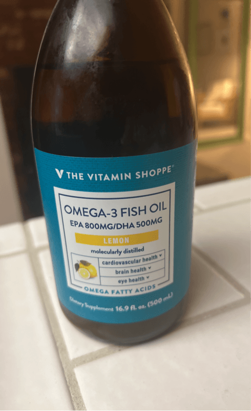 The Vitamin Shoppe Omega-3 Fish Oil Lemon Dietary Supplement