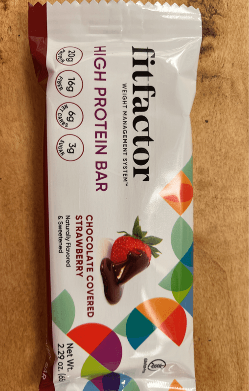 Fitfactor Chocolate Covered Strawberry High Protein Bar