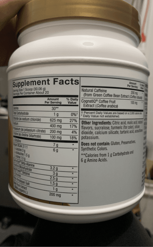 True Athlete Performance Pre Mango
