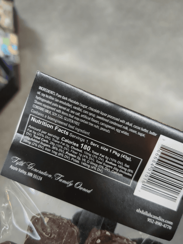 Abdallah Sea Salt Caramels Dark Chocolate