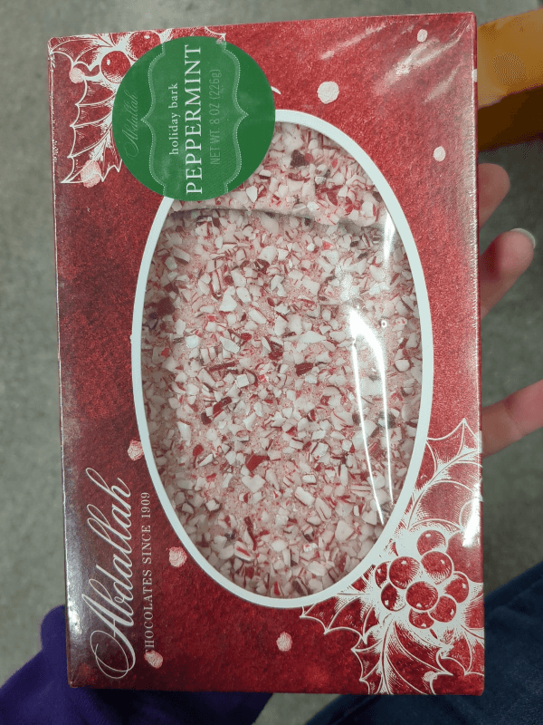 Abdallah Chocolates Holiday Bark Peppermint