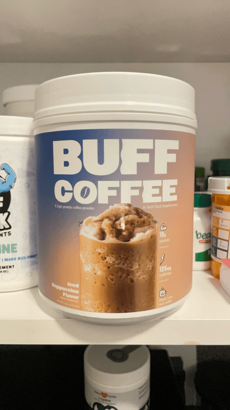 Buff Chick Supplements Iced Cappuccino Flavor Buff Coffee