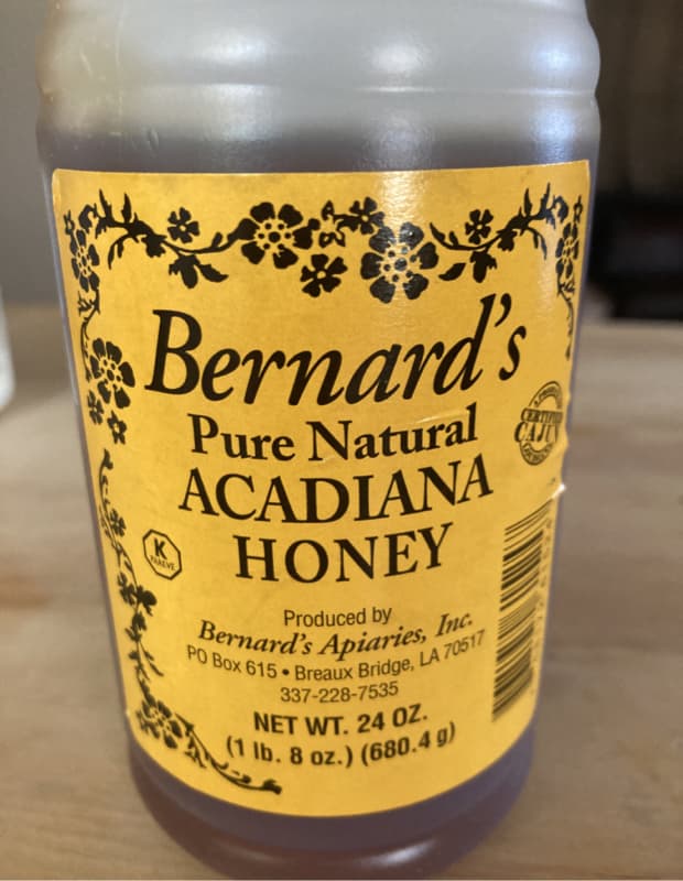 Bernard'S Pure Natural Acadiana Honey