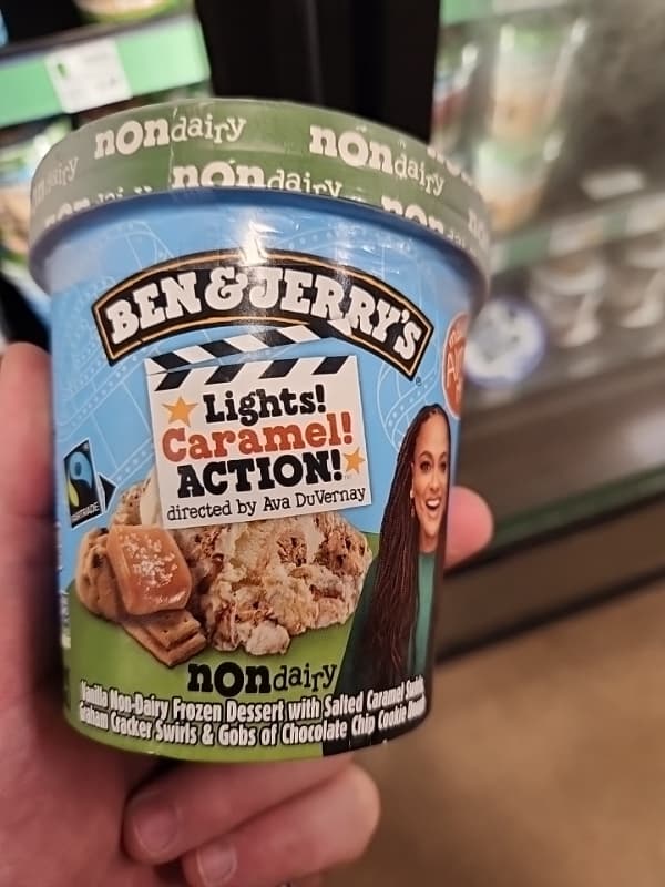 Ben & Jerry'S Lights! Caramel Action! Vanilla Non-Dairy  Dessert