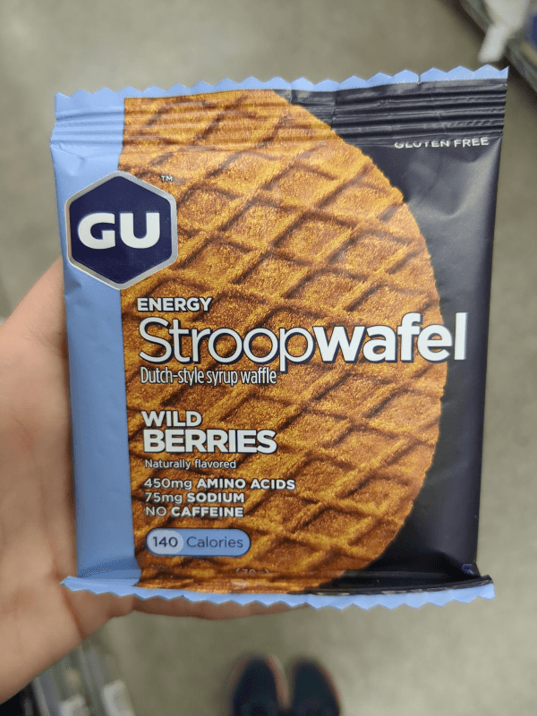 Gu Energy Stroopwafel Dutch-Style Syrup Waffle Wild Berries