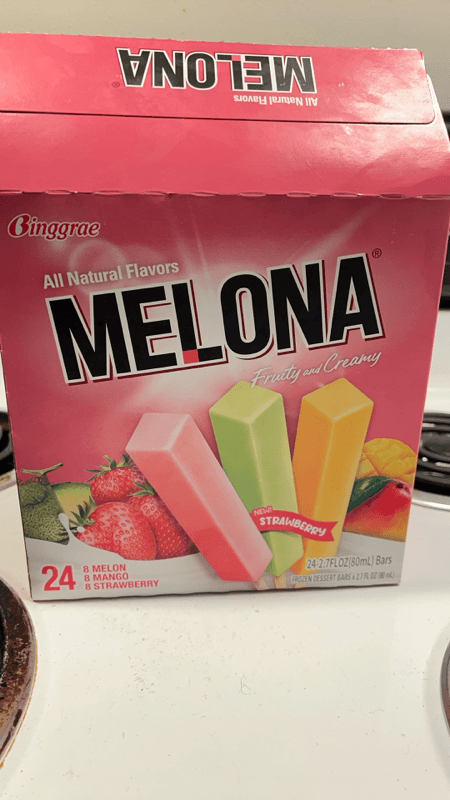 Binggrae Melona Melon Mango Strawberry  Dessert Bars