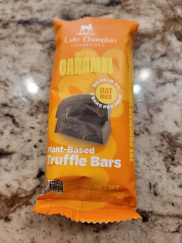 Lake Champlain Chocolates Sea Salt Caramel Plant-Based Truffle Bars