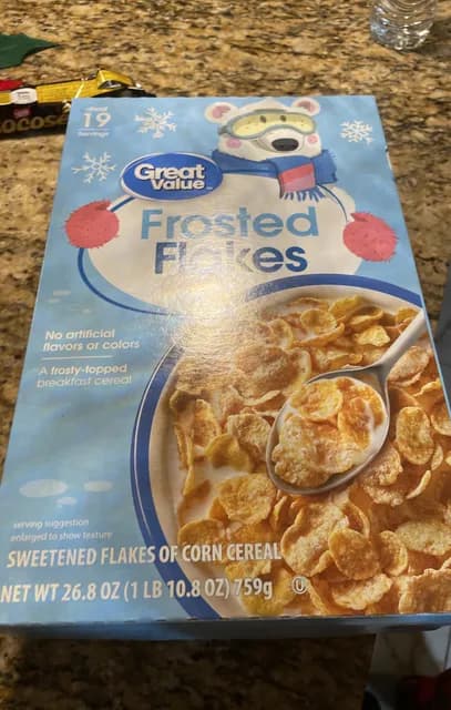 Great Value Frosted Flakes Cereal