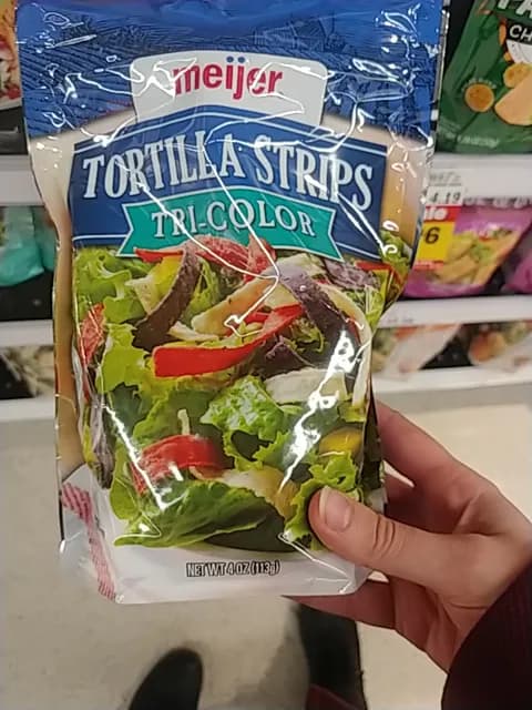 Meijer Tri-Color Tortilla Strips