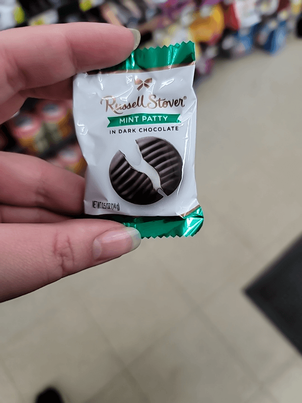Russell Stover Mint Patty In Dark Chocolate