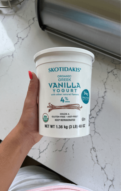 Skotidakis Organic Greek Vanilla Yogurt 4% Milkfat