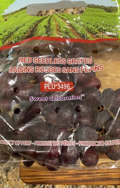 Sweet Celebration Red Seedless Grapes