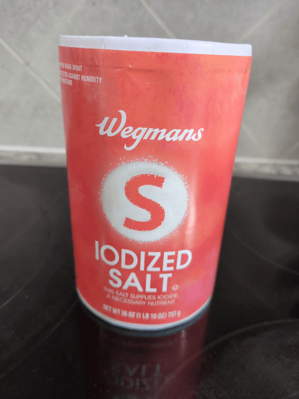 Wegmans Iodized Salt